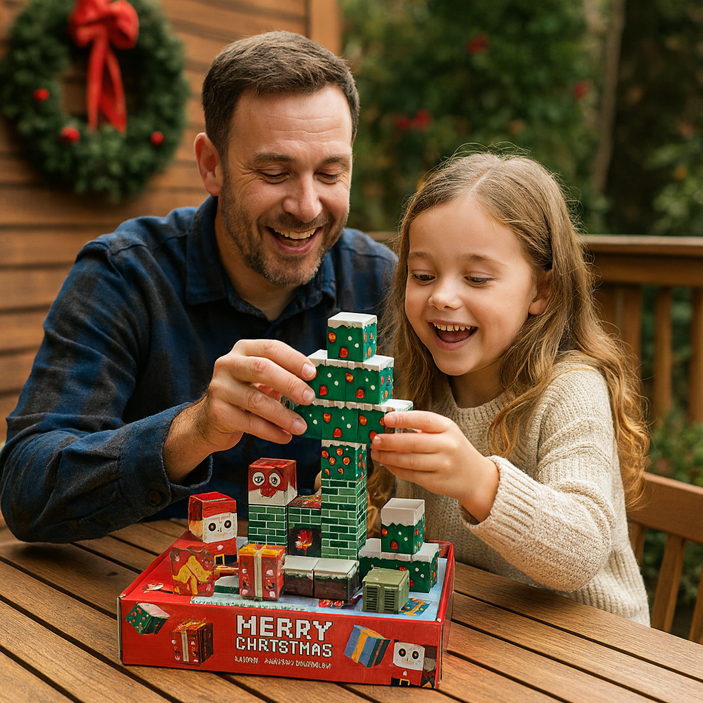 Christmas Magnetic Building Blocks