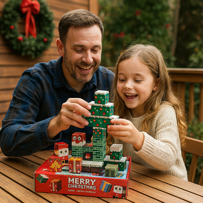 Christmas Magnetic Building Blocks