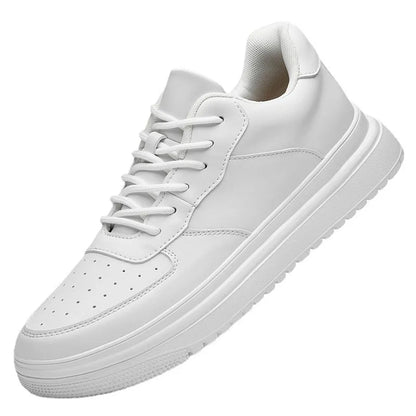 Men's Skateboard Sneakers ⎜ Breathable Shoes with Hidden Height Boost and Soft Bottom Sole