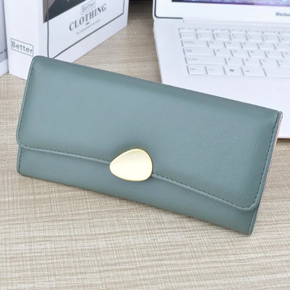 Women's Wallet in Long Format ⎜ Soft Leather Wallet with Lots of Card Slots and Large Storage Space