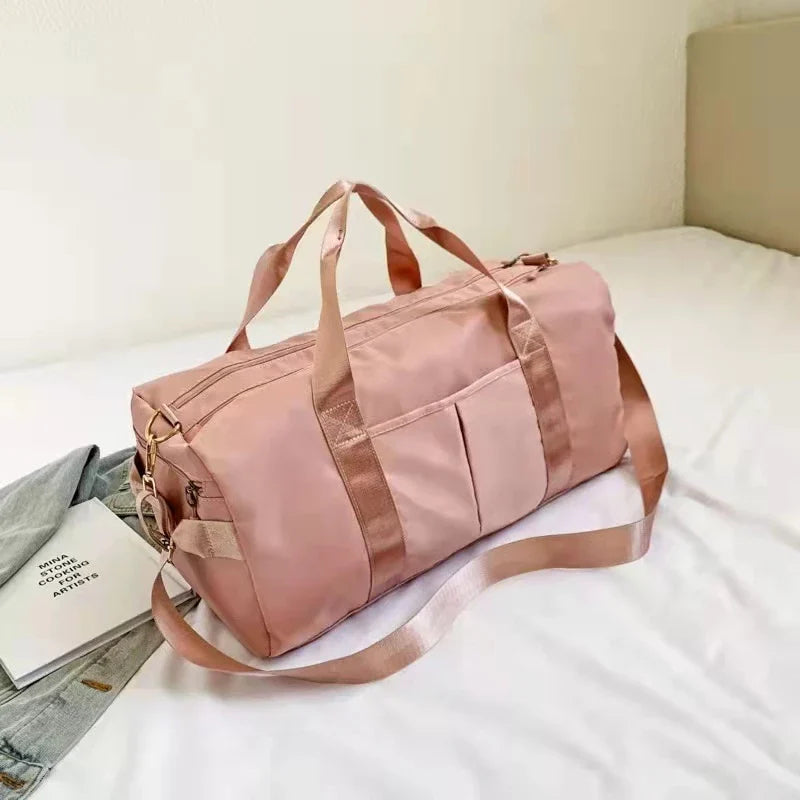 Yoga Bag for Women ⎜ Versatile Sports Bag with Shoulder Strap and Separate Compartment for Shoes or Underwear