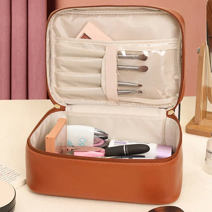 Cosmetics Bag for Women ⎜ Practical Travel Bag with Large Capacity and Carrying Handle