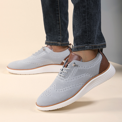 Men's Sneakers ⎜ Breathable Flyknit Shoes for Everyday Wear with Comfort