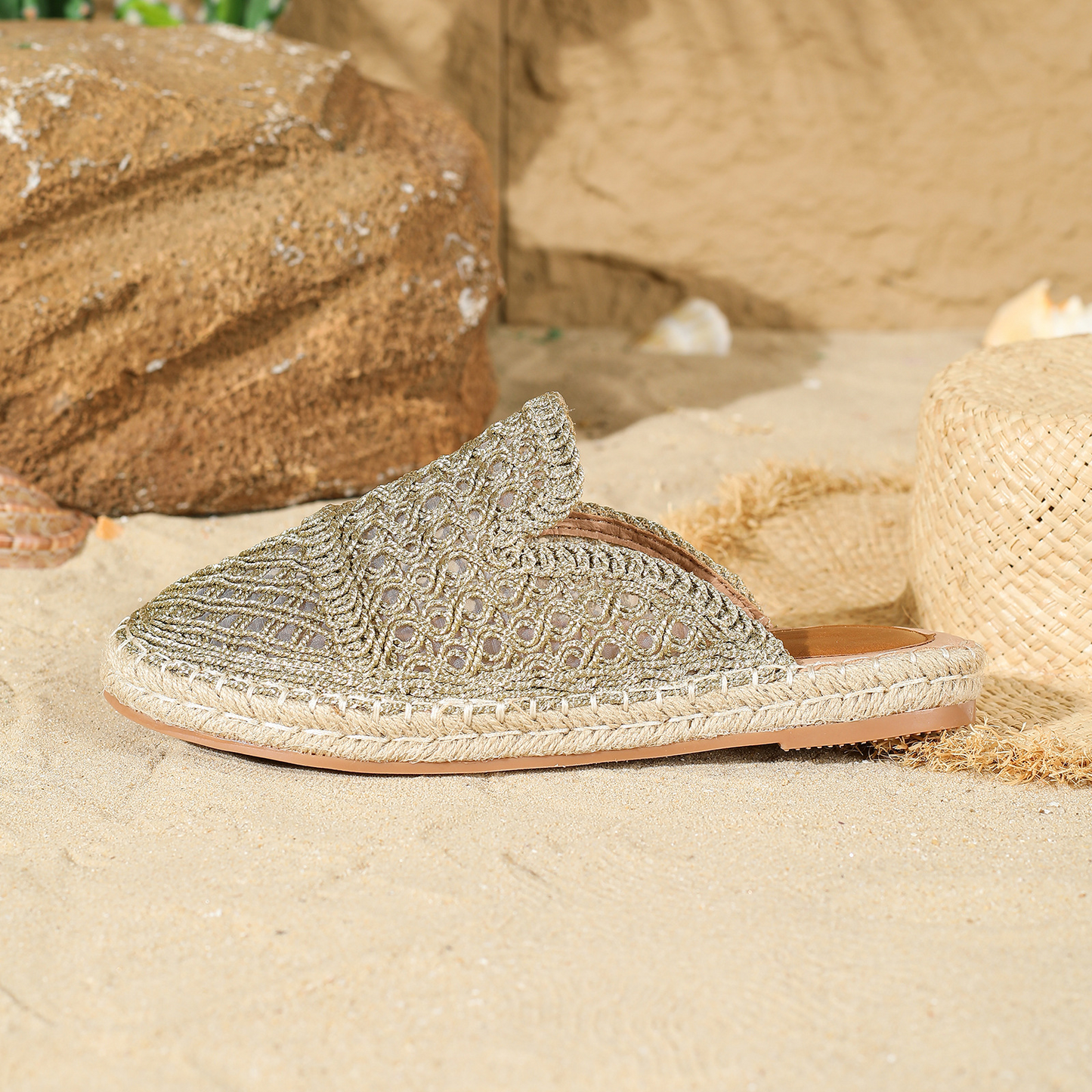 Women's Semi - Slip - on Shoes with Closed Toe ⎜ Airy Design and Comfortable Fit for Summer and Leisure
