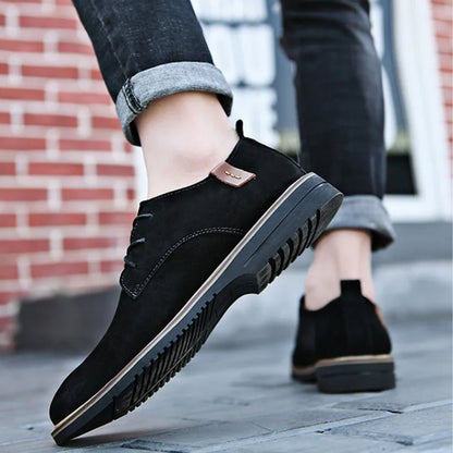 Men's Lace - Up Shoes ⎜ Comfortable Leather Shoes in a Casual Style for Spring and Everyday Wear