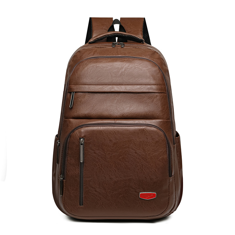 Leather Backpack for Men ⎜ Robust Business Backpack with Plenty of Storage Space for Work and Travelling
