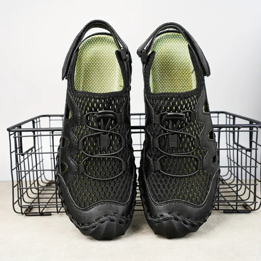 Fashionable Sandals for Men ⎜ Simple Mesh Shoes for Everyday Wear
