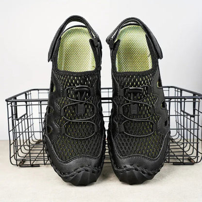 Fashionable Sandals for Men ⎜ Simple Mesh Shoes for Everyday Wear