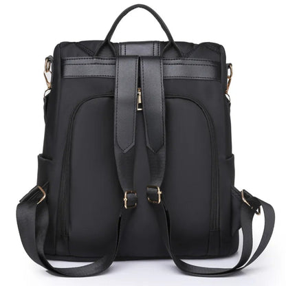 Women's Backpack ⎜ Fashionable Diamond Design Straps with Colourful Shoulder Strap