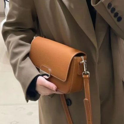 Shoulder Bag for Women ⎜ Elegant Faux Leather Handbag with Clasp