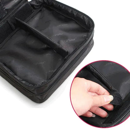 Cosmetics Bag for Women ⎜ Large Storage with Compartments and Robust Zip