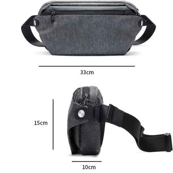 Shoulder Bag for Men ⎜ Sporty Design with Water - Repellent Material and Adjustable Shoulder Strap