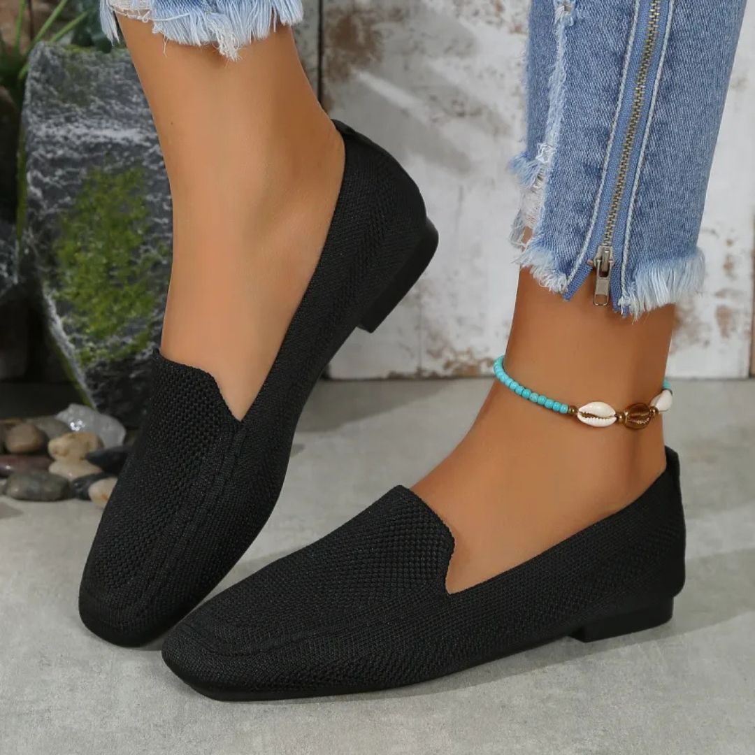 Loafers for Women ⎜ Comfortable Flats Made From Breathable Fabric with a Modern Design and Flat Sole