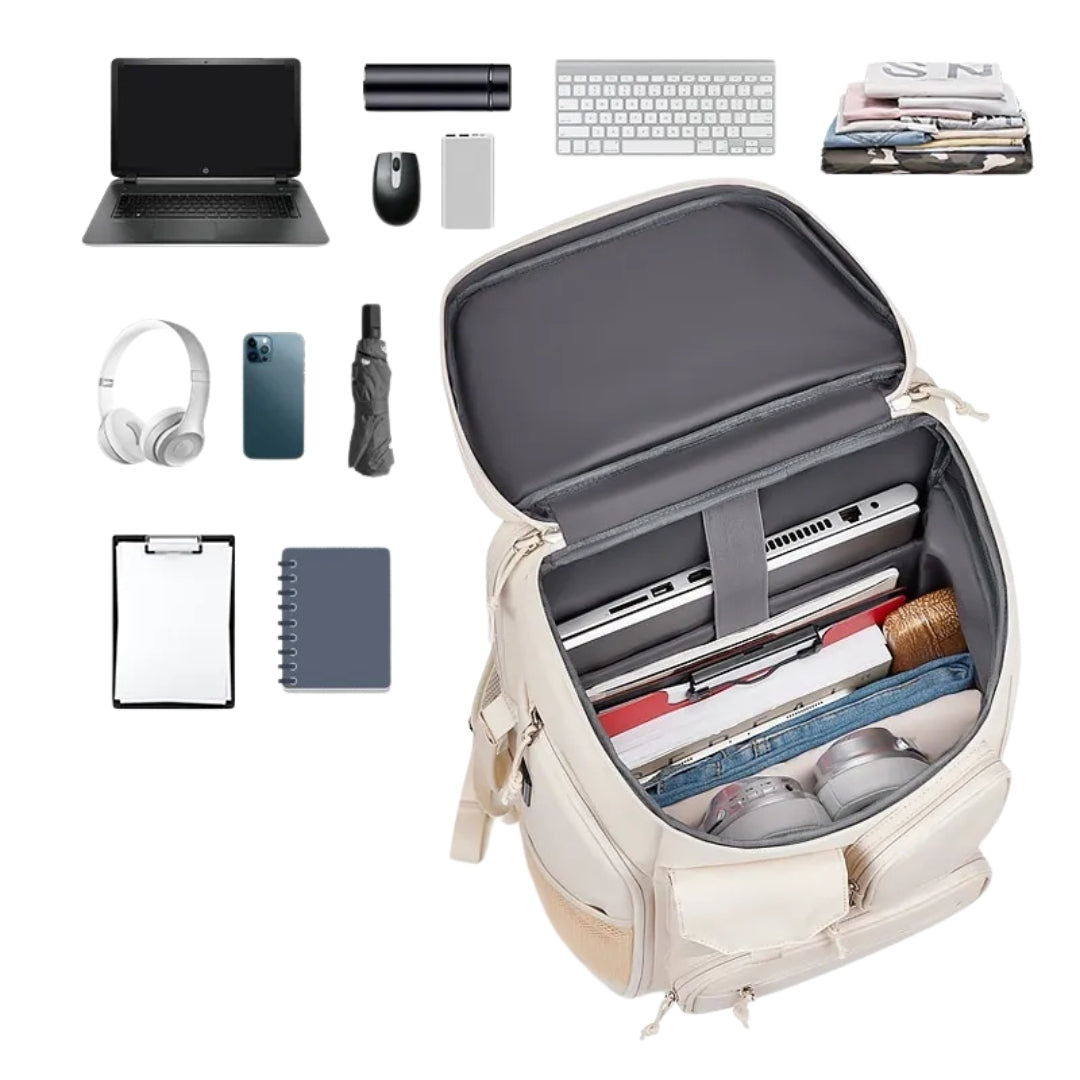Large Backpack for Men ⎜ Versatile Travel and Leisure Carrier with Practical Compartments