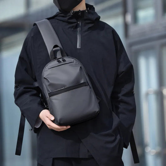 Chest Bag for Men ⎜ Water - Repellent Crossbody Bag with Zip and Compact Travel Design