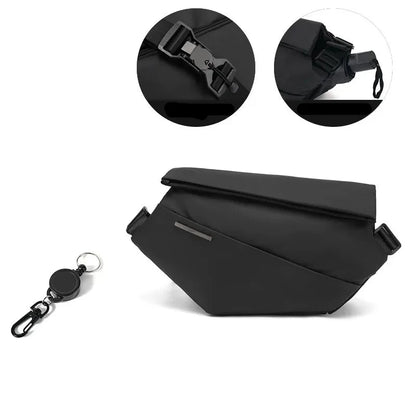 Multifunctional Shoulder Bag for Men ⎜ Sporty Chest Bag for Everyday Use and Fitness