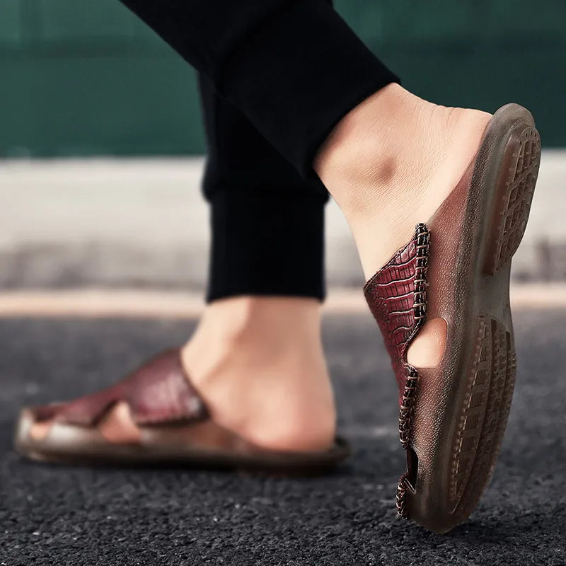 Closed Toe Slip - on Shoes for Men ⎜ Comfortable Casual Shoes for Outdoor Activities