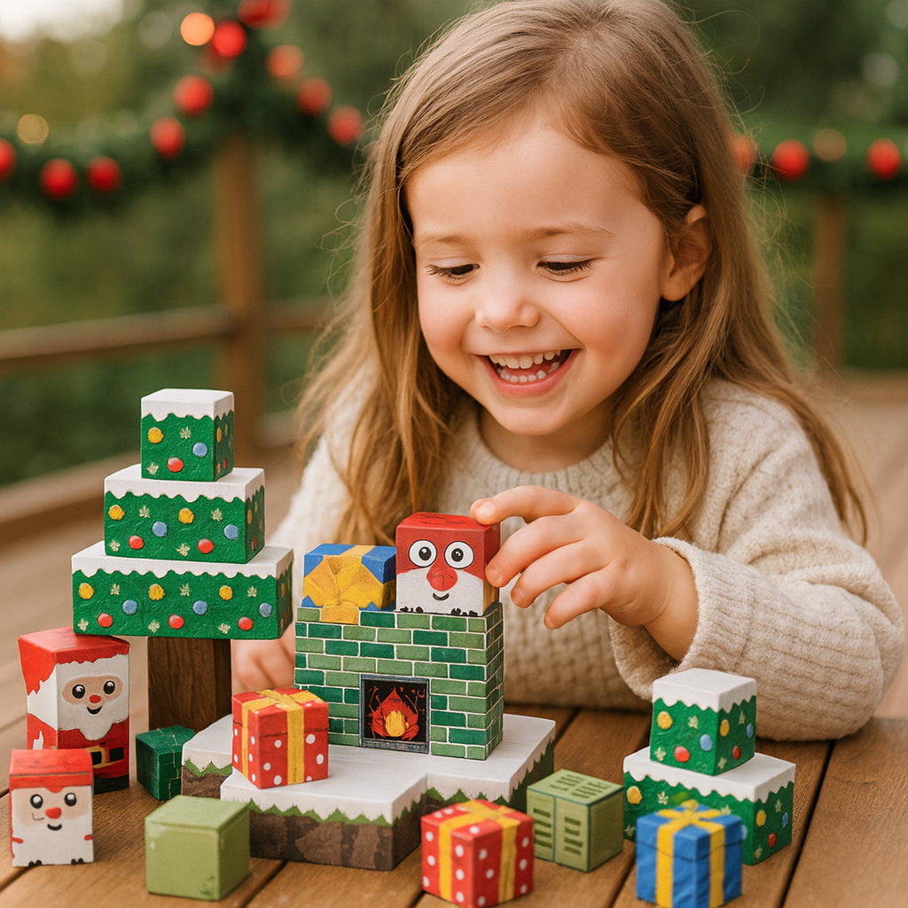 Christmas Magnetic Building Blocks
