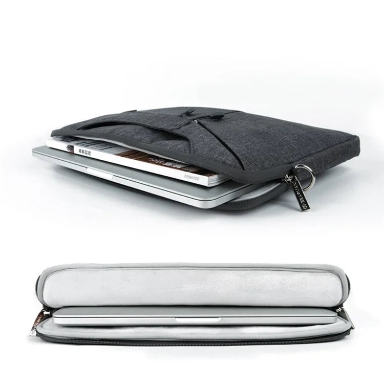 Laptop Bag for Men ⎜ Simple Shoulder Bag with Additional Front Compartment for Business and Everyday Use
