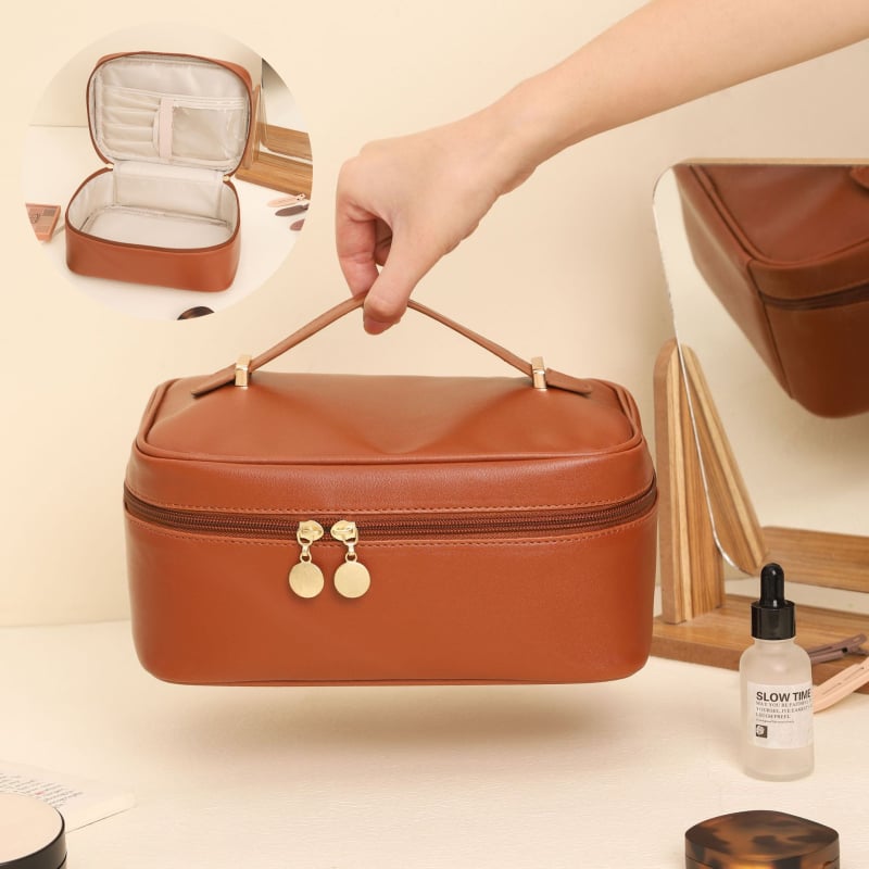 Cosmetics Bag for Women ⎜ Practical Travel Bag with Large Capacity and Carrying Handle