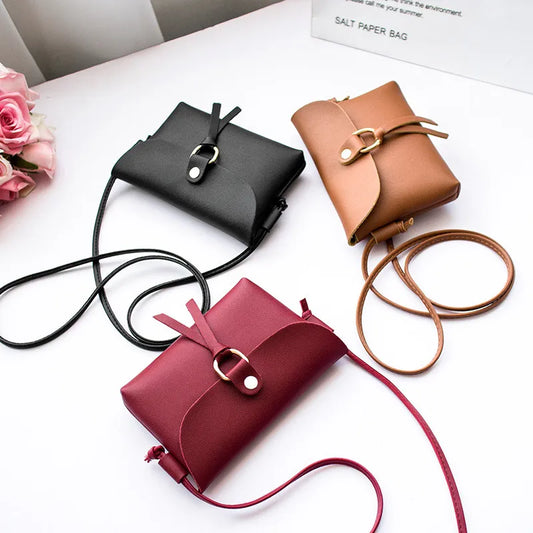 Women's Mini Shoulder Bag ⎜ Practical Bag with Decorative Pendant and Adjustable Strap
