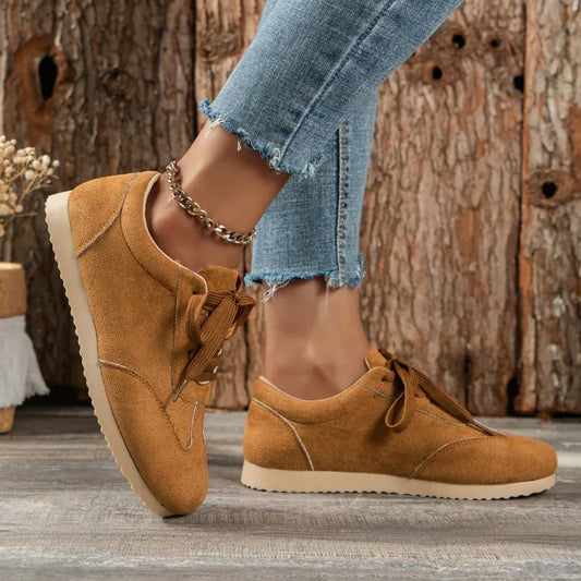 Women's Trainers ⎜ Comfortable Lace - Up Shoes in a Retro Design with a Soft Sole for Everyday Wear