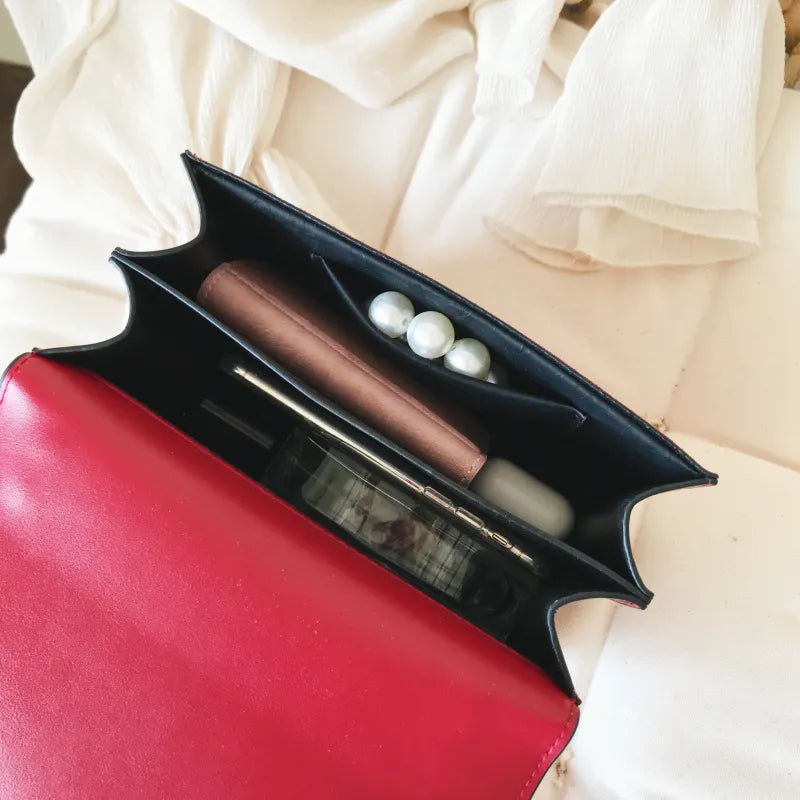 Shoulder Bag for Women ⎜ Stylish Bag with Stud Embellishment and Chain Strap
