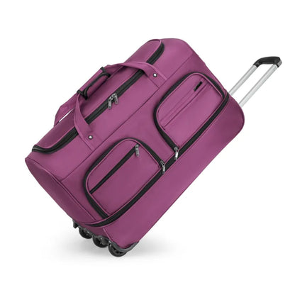 Travel Bag with Wheels ⎜ Large Capacity and Multifunctional Design for Flexible Storage Space