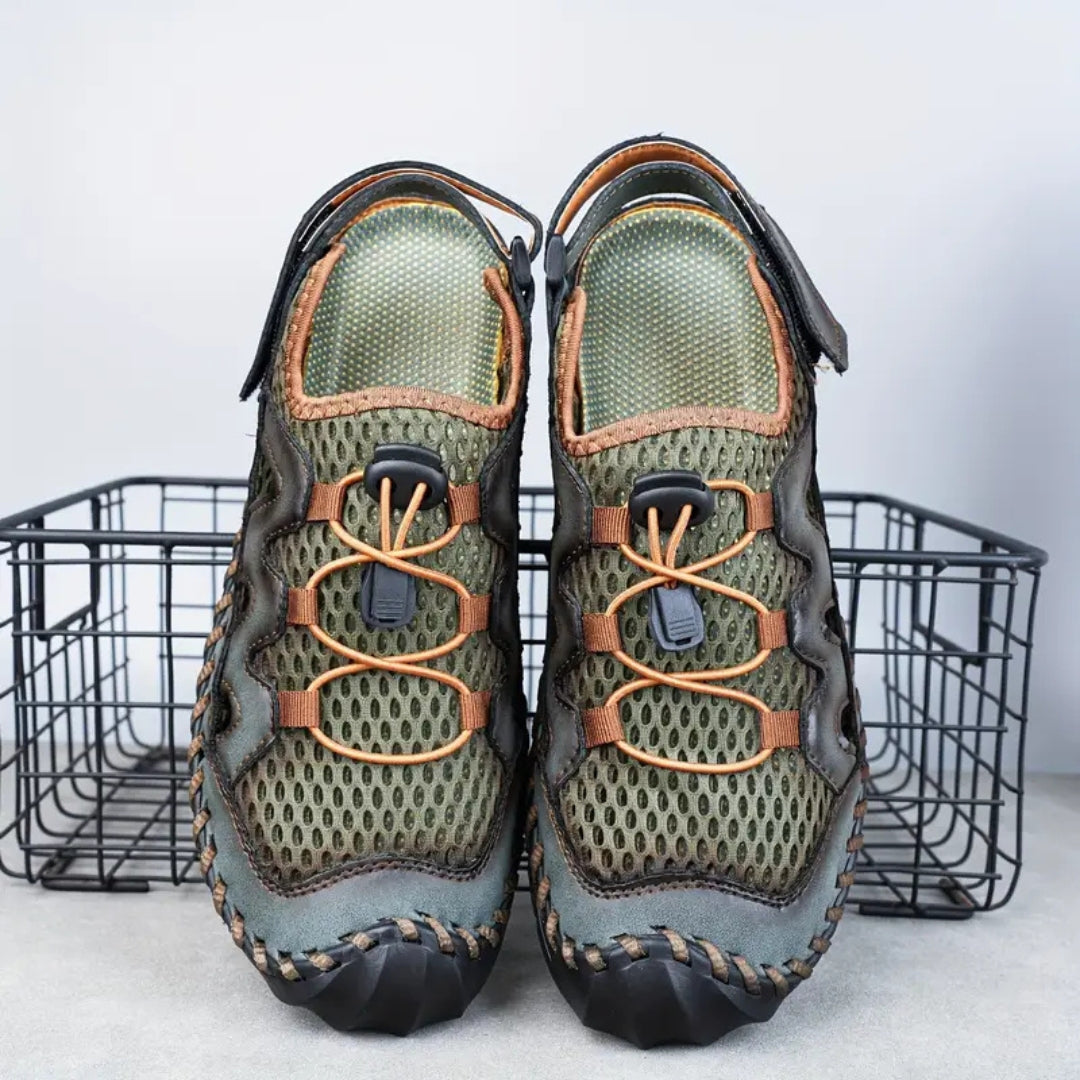Fashionable Sandals for Men ⎜ Simple Mesh Shoes for Everyday Wear