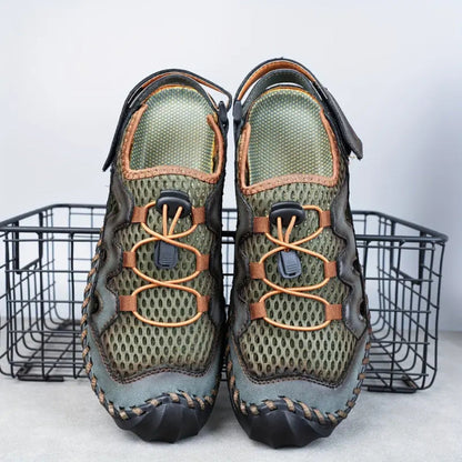 Fashionable Sandals for Men ⎜ Simple Mesh Shoes for Everyday Wear