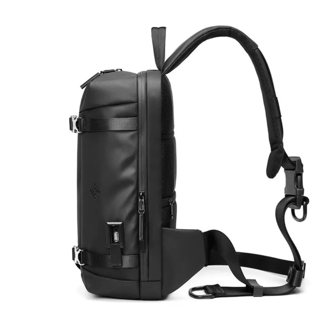 Shoulder Bag for Men ⎜ Water - Repellent Crossbody Bag Made of Oxford Fabric with Adjustable Carrying System
