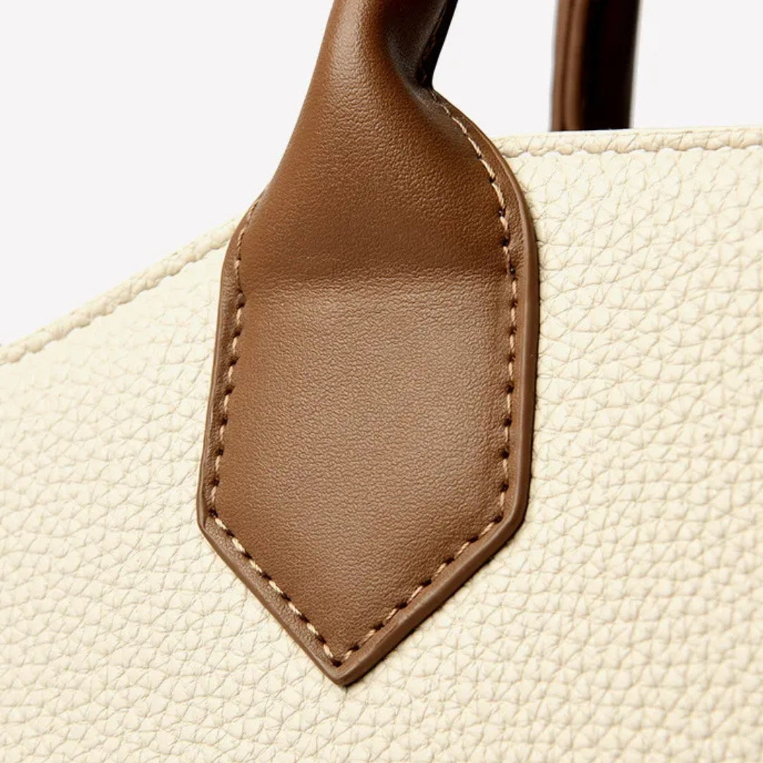 Elegant Faux Leather Handbag ⎜ Versatile and Spacious for Everyday Use