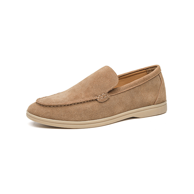 Men's Slip - on Moccasins ⎜ Comfortable Suede Shoes for Autumn in Several Colours