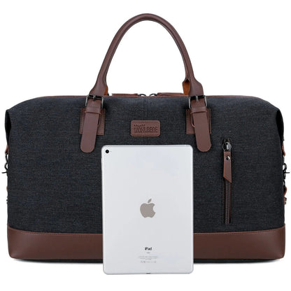 Travel Bag for Men ⎜ Robust Canvas Bag with Large Capacity for Sports and Outdoor Use