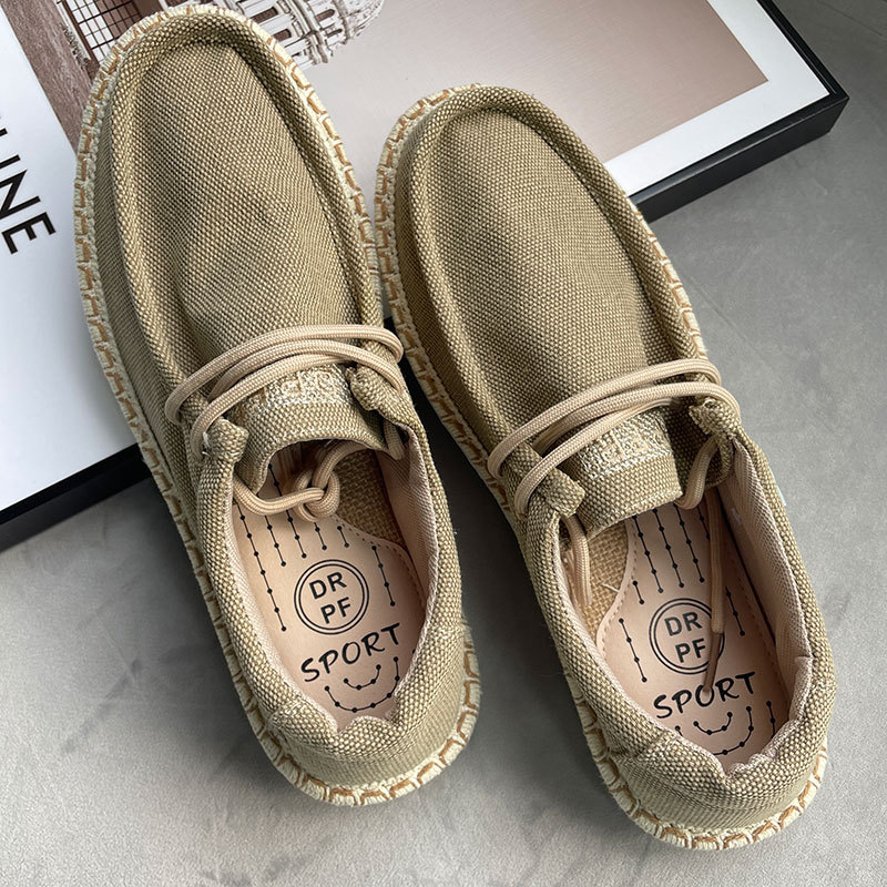 Men's Slip - on Shoes ⎜ Comfortable Summer - Style Canvas Shoes for Leisure and Everyday Wear
