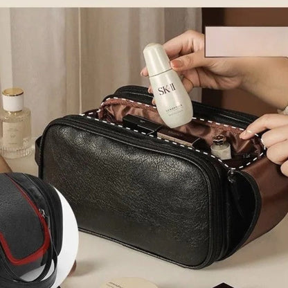 Cosmetics Bag for Women ⎜ Large Travel Bag with Double Zip and Water - Repellent Material