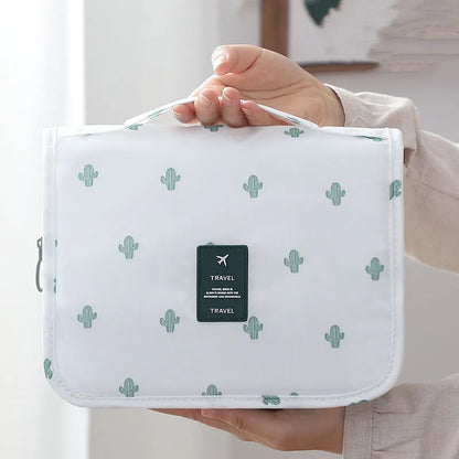Cosmetics Bag for Travelling ⎜ Practical Storage with Large Capacity and Carrying Handle