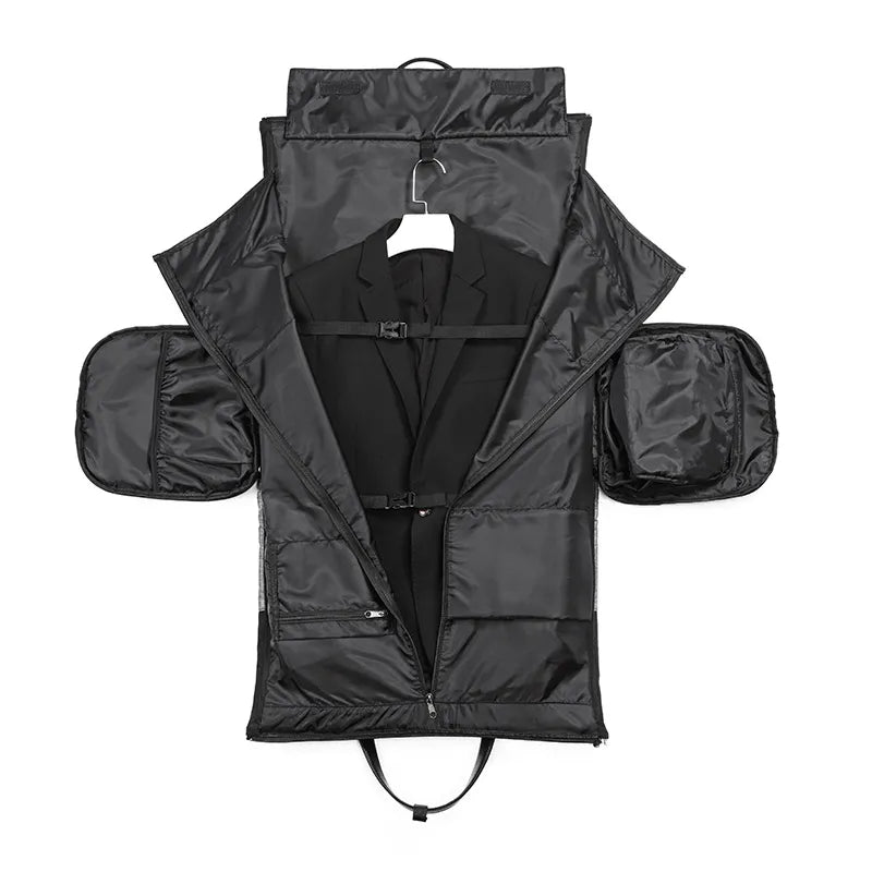 Clothes Bag for Travelling ⎜ Foldable Weekender Bag with Suit Compartment and Large Storage Space