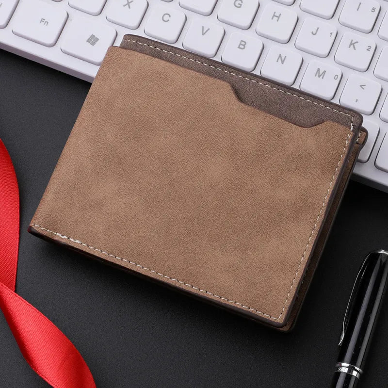 Classic Wallet for Men ⎜ Simple Design with Several Card Slots and Space for Cash