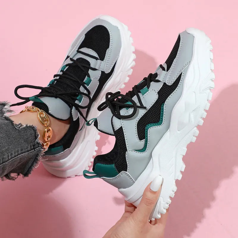 Women's Trainers ⎜ Fashionable Sports Shoes with a Breathable Design and Comfortable Sole for Everyday Wear