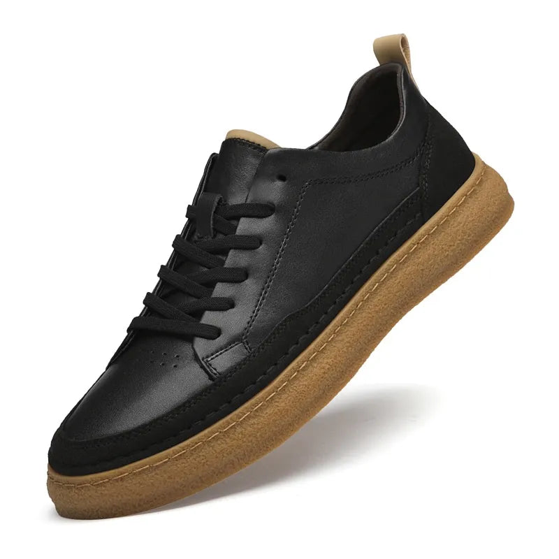 Hand - Sewn Men's Sneakers ⎜comfortable Casual Shoes Made From Leather with a Soft Sole