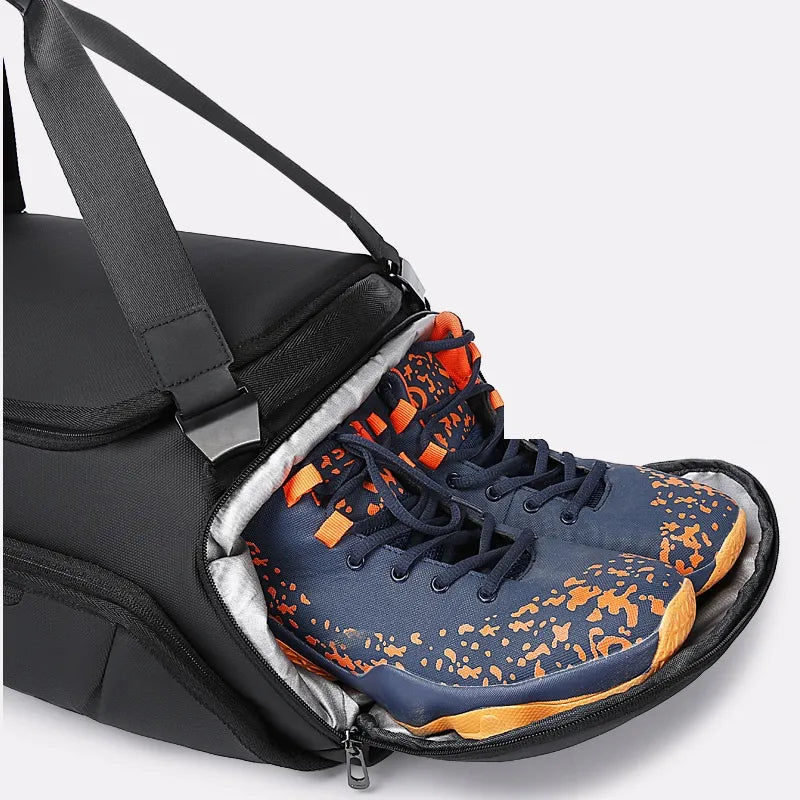 Travel Bag for Men and Women ⎜ Sporty Weekender Bag with Wet Compartment and Large Storage Space for Travelling