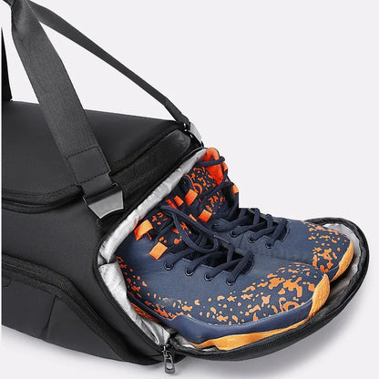 Travel Bag for Men and Women ⎜ Sporty Weekender Bag with Wet Compartment and Large Storage Space for Travelling