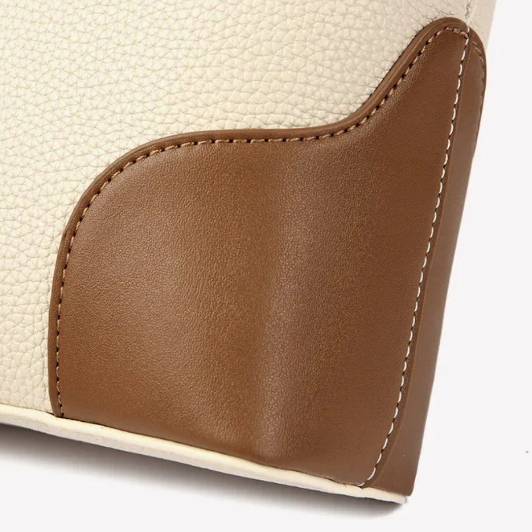 Elegant Faux Leather Handbag ⎜ Versatile and Spacious for Everyday Use