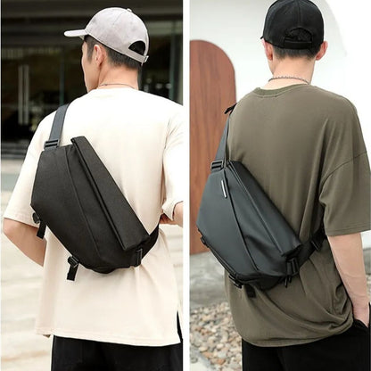 Multifunctional Shoulder Bag for Men ⎜ Sporty Chest Bag for Everyday Use and Fitness