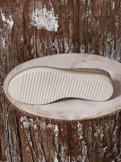 Women's Platform Slip - on Shoes ⎜ Comfortable Summer Shoes with Wide Strap and Non - Slip Sole for Beach & Leisure