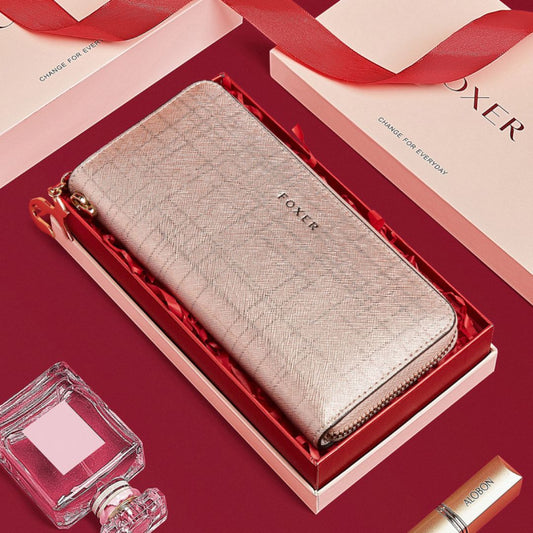 Women's Clutch Purse ⎜ Long Wallet with Coin Pocket and Card Slots