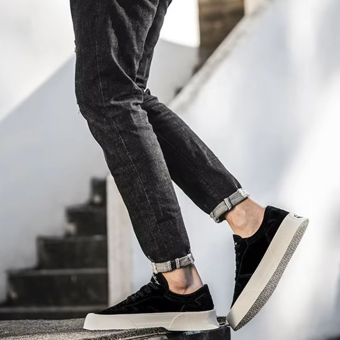 Men's Sneakers ⎜ Versatile Canvas Skate Shoes for Everyday Comfort and Style