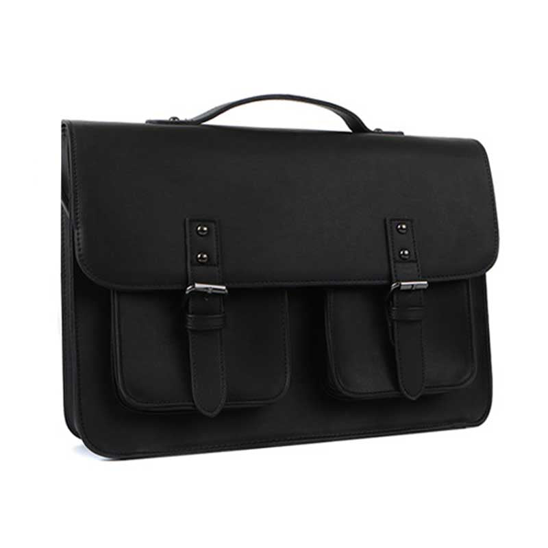 Briefcase for Men ⎜ Stylish Leather Shoulder Bag with Practical Compartments and Carrying Handle