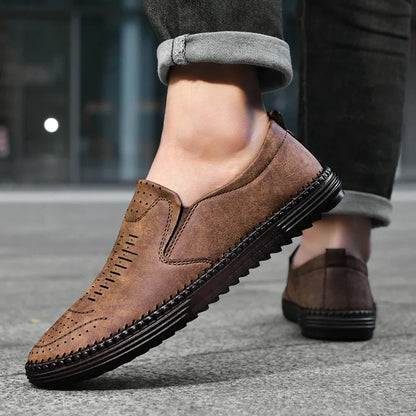 Men's Slip - on Shoes ⎜ Comfortable Casual Shoes Made From High - Quality Leather for Everyday Wear